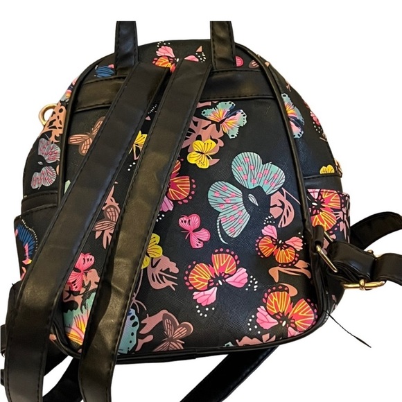 Floral Mini Purse Backpack and Wallet - Picture 2 of 6